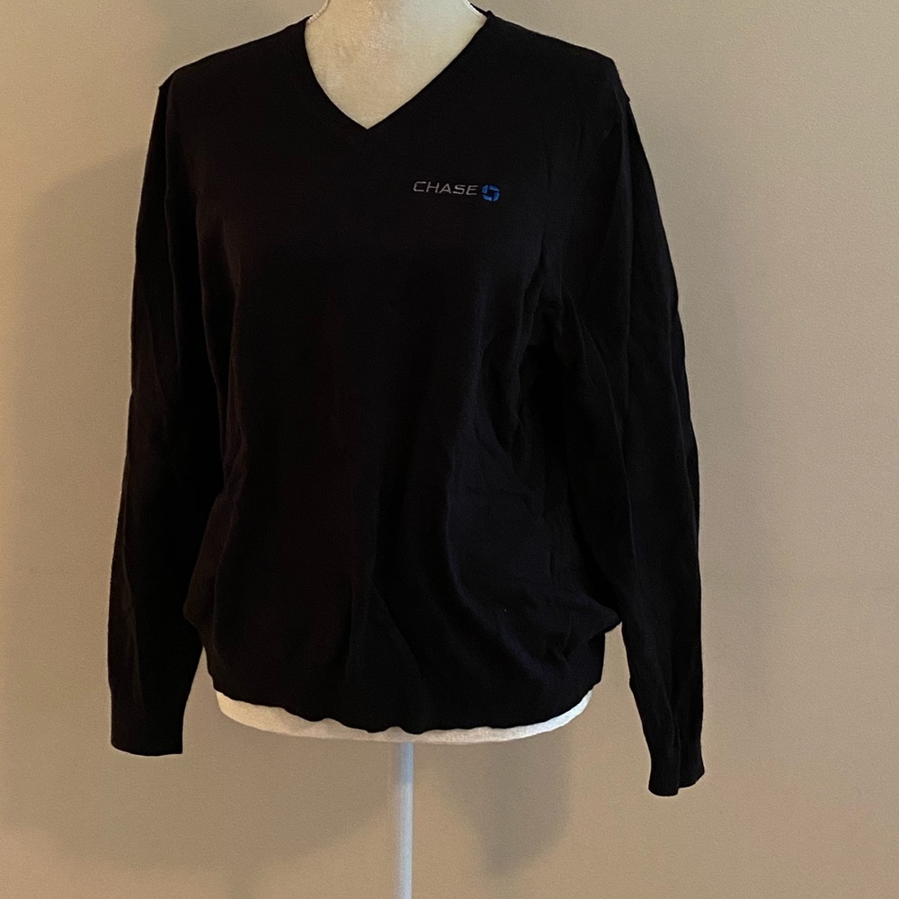 Chase lands end vneck sweater size xl